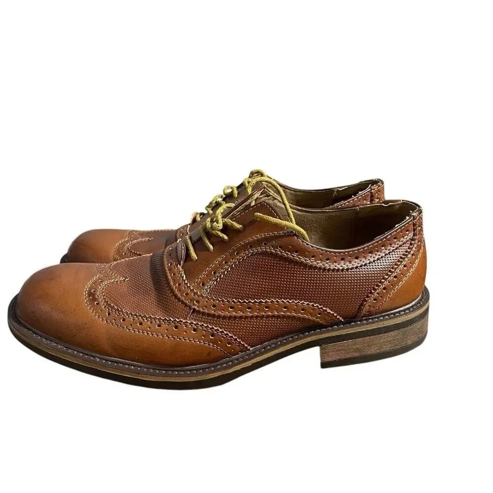 Steven Madden Mens 9 Shoes Leather Oxford‎ M-Zane Wedding  Formal Corporate Work